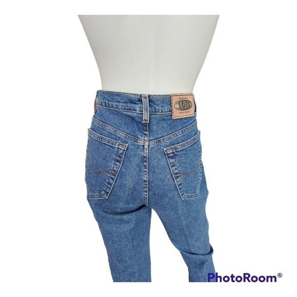 Vintage original LOIS blue jeans, high waist Mom jeans. Made in Canada, … - Picture 5 of 16